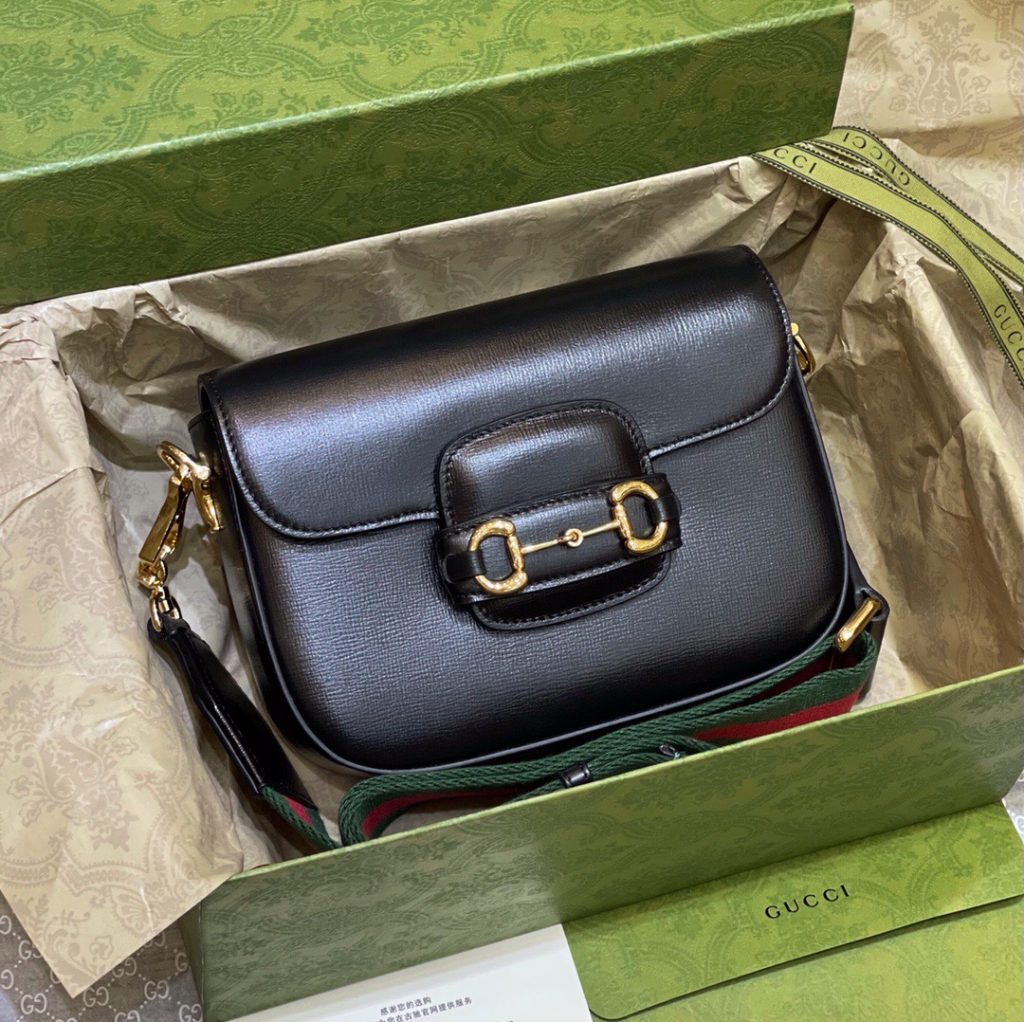 gucci horsebit bag leather